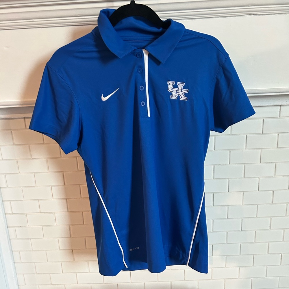 Nike Dri-FIT Blue University of Kentucky Athletic Polo
